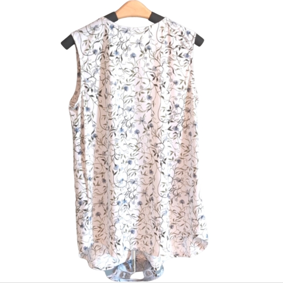 Alfred Sung Floral Sleeveless Blouse | Size M - Picture 3 of 7